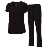 Natural Uniforms - Women’s Cool Stretch V-Neck Cargo Set 8400-9400