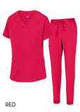 Natural Uniforms (Top Only) - Woman's Cool Stretch Jogger Scrub Tops