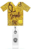 Scrub Life Badge Reel Retractable with ID Clip