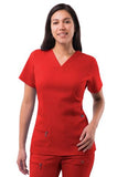 Adar - P4212 Women's Elevated V-Neck Scrub Top