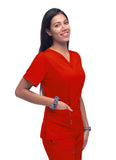 Adar - P4212 Women's Elevated V-Neck Scrub Top