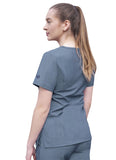 Adar - P4212 Women's Elevated V-Neck Scrub Top