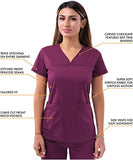 Adar - P4210 Women's Sweetheart V-Neck Scrub Top